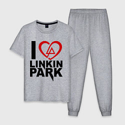 Мужская пижама I love Linkin Park