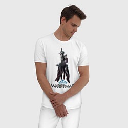 Пижама хлопковая мужская Equinox warframe, цвет: белый — фото 2