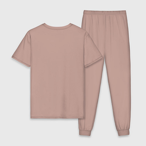 Мужская пижама Привлекаю деньги / Пыльно-розовый – фото 2