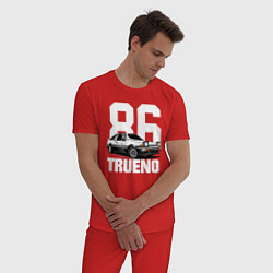 Пижама хлопковая мужская TRUENO 86, цвет: красный — фото 2