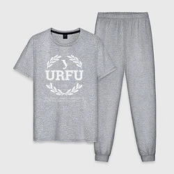 Пижама хлопковая мужская URFU, цвет: меланж