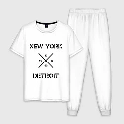 Мужская пижама NY Detroit