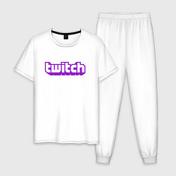 Мужская пижама Twitch Logo