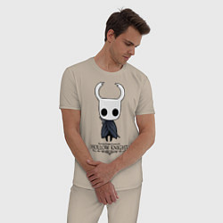 Пижама хлопковая мужская Hollow Knight, цвет: миндальный — фото 2