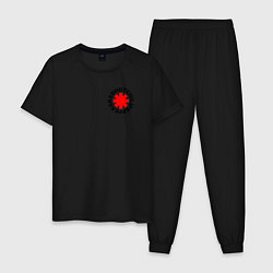 Пижама хлопковая мужская RED HOT CHILI PEPPERS, цвет: черный