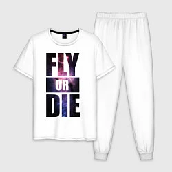 Мужская пижама Fly or Die: Space