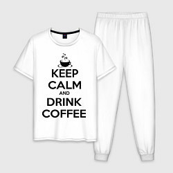 Мужская пижама Keep Calm & Drink Coffee