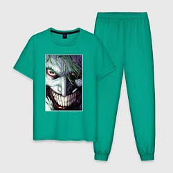 Пижама хлопковая мужская Joker, цвет: зеленый