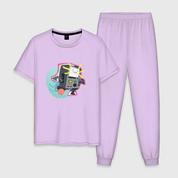 Пижама хлопковая мужская БиМО, цвет: лаванда