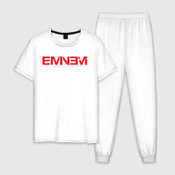 Пижама хлопковая мужская EMINEM, цвет: белый