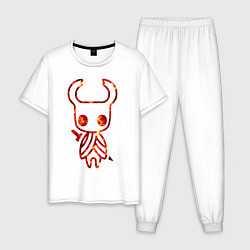 Пижама хлопковая мужская Hollow Knight, цвет: белый