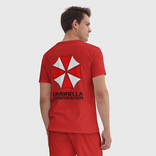 Мужская пижама UMBRELLA CORP / Красный – фото 4