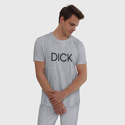 Пижама хлопковая мужская DICK, цвет: меланж — фото 2