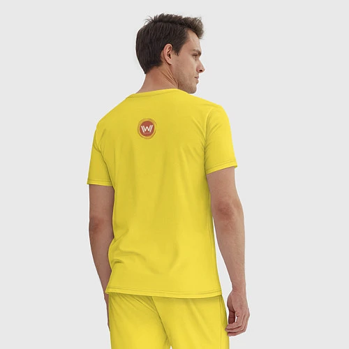 Мужская пижама Westworld / Желтый – фото 4