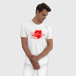 Пижама хлопковая мужская Bloodborne, цвет: белый — фото 2