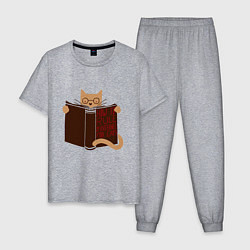 Мужская пижама Интернет для котов