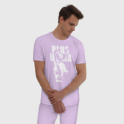 Пижама хлопковая мужская PLUS ULTRA, цвет: лаванда — фото 2