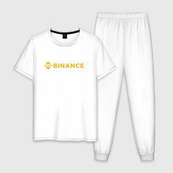 Мужская пижама BINANCE БИНАНС БИРЖА СПИНА