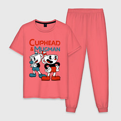 Мужская пижама Cuphead & Mugman