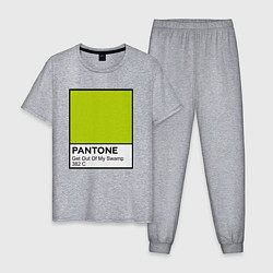 Пижама хлопковая мужская Shrek: Pantone Color, цвет: меланж