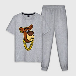 Мужская пижама Крутой медведь