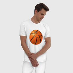 Пижама хлопковая мужская Basketball Wu-Tang, цвет: белый — фото 2