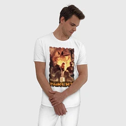 Пижама хлопковая мужская Иосиф Сид FarCry, цвет: белый — фото 2