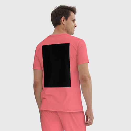 Мужская пижама ХЕЙ! ХЕЙ! ХЕЙ! Юу Нишиноя Haikyu!! / Коралловый – фото 4