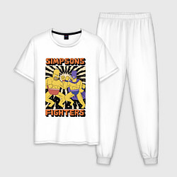 Мужская пижама Simpsons fighters