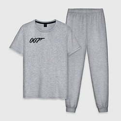 Мужская пижама 007 лого