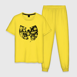 Пижама хлопковая мужская Wu-Tang Clan, цвет: желтый