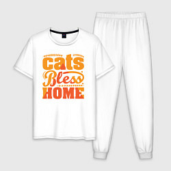 Мужская пижама Cats bless home