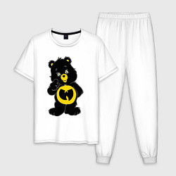 Пижама хлопковая мужская Wu-Tang Bear, цвет: белый