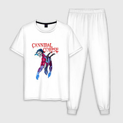 Мужская пижама Cannibal Corpse Череп с позвоночником