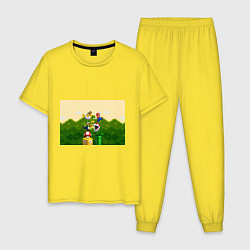 Мужская пижама Mario Coins