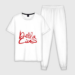 Пижама хлопковая мужская Bella - Ciao, цвет: белый