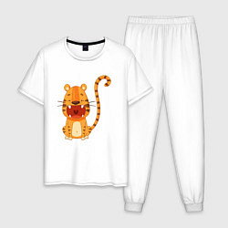 Мужская пижама Голодный тигр