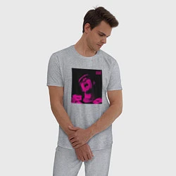 Пижама хлопковая мужская GONE Fludd DIGITAL FANTAZY, цвет: меланж — фото 2