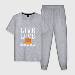 Мужская пижама Live Love - Basketball