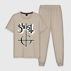 Мужская пижама Ghost logo