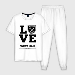 Мужская пижама West Ham Love Классика