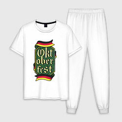 Мужская пижама Эмблема Октоберфеста Oktoberfest Emblem