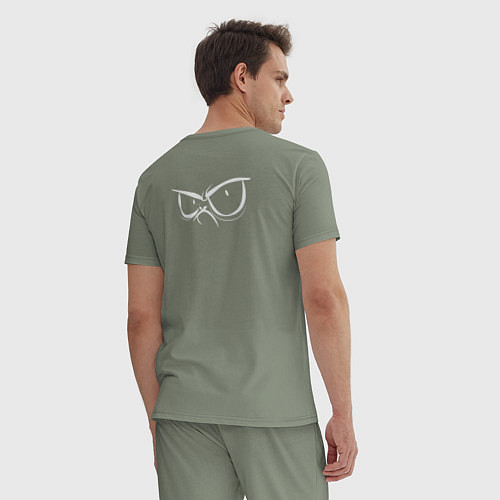 Мужская пижама Неделимые люди / Авокадо – фото 4