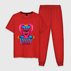 Пижама хлопковая мужская POPPY PLAYTIME HAGGY WAGGY AND KISSY MISSY ПОППИ П, цвет: красный