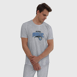 Пижама хлопковая мужская Орландо Мэджик NBA, цвет: меланж — фото 2