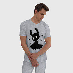 Пижама хлопковая мужская Game Hollow Knight, цвет: меланж — фото 2