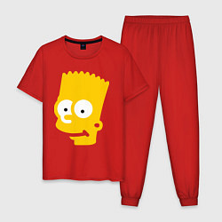 Мужская пижама Барт Симпсон - портрет