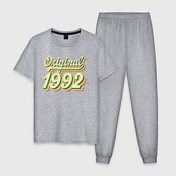 Пижама хлопковая мужская Оригинал 1992, цвет: меланж