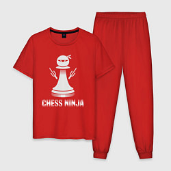 Мужская пижама Шахматный ниндзя