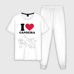 Мужская пижама I love Capoeira - Battle line graph